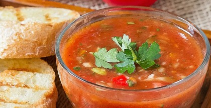 Gazpacho suppe en lækker forret