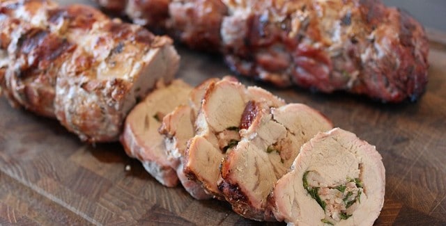 Svinemørbrad på - bacon, chorizo, | Grilltips.dk