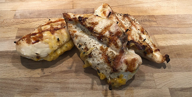 Tex Mex kyllingebryst – Fyld med ost og peberfrugt